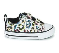 Baskets basses enfant filles Converse CHUCK TAYLOR ALL STAR 2V LEOPARD PRINT OX Blanc 26
