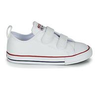 Converse Fille Chuck Taylor Ct 2v Ox Chaussons, Blanc White 100, 18 EU