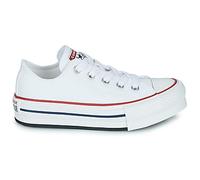 CONVERSE Garçon Chuck Taylor All Star Eva Lift Canvas Platform, White Garnet Navy, 32 EU