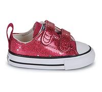 Baskets basses enfant filles Converse CHUCK TAYLOR ALL STAR GLITTER EASY ON Rouge 19