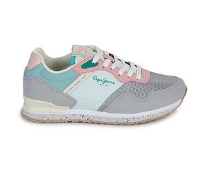 Baskets basses enfant filles Pepe jeans LONDON BUBBLE G Gris 38