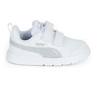 Baskets basses enfant filles Puma Courtflex V3 Glitz V Inf Blanc 23