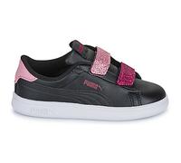 Baskets basses enfant filles Puma Puma Smash 3.0 L Glitter Velcro V Inf Noir 24