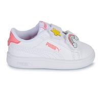 Baskets basses enfant filles Puma Smash 3.0 Badges V Inf Blanc 19