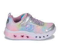 Baskets basses enfant filles Skechers FLUTTER HEART LIGHTS Multicolore 33