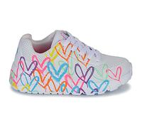 Chaussures Skechers JGoldcrown : Uno Lite - Spread the Love blanc multicolore fille - 27
