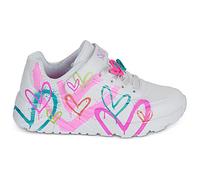 Baskets basses enfant filles Skechers UNO LITE - HEART STATUS Multicolore 27