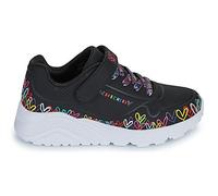Baskets basses enfant filles Skechers UNO LITE Noir 35