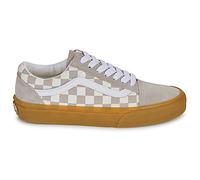 Vans Baskets basses enfant Old Skool Gum check Mushroom in Beige 34 1/2