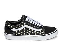 Baskets basses enfant filles Vans UA Old skool FLORAL Noir 35
