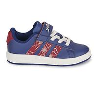 Adidas Chaussure de sport Marvel Spider-Man Grand Court bleu foncé, lie de vin, blanc Taille 30,5