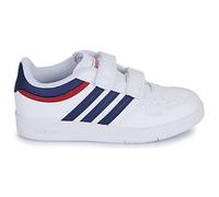 adidas Mixte Enfant Hoops 4.0 Shoes, FTWR White/Dark Blue/Better Scarlet, 30 EU