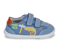 Baskets basses enfant garcons Garvalin SOFT CANVAS Bleu 25