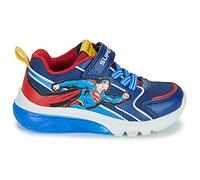 Baskets basses enfant garcons Geox J CIBERDRON BOY SUPERMAN Bleu 27
