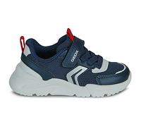 Geox J Loftus Boy B, Basket garçon, Navy/Red,
