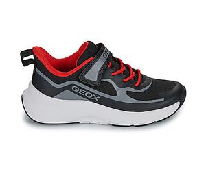 Baskets basses enfant garcons Geox J PRO-RAN BOY F Noir 35