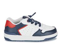 Geox J Washiba Boy B Basket, Blanc/Bleu Marine, 37 EU