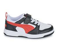 Puma Baskets enfant mixte Rebound V6 Lo AC+ PS Blanc/All Time Red/Noir Taille 28 EU