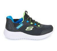 Skechers Garçon Bounder Brisk-Burst, Black Lime, 23 EU