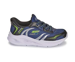 Baskets basses enfant garcons Skechers SLIP-INS: METEOR-LIGHTS - BRISK-BEAMS Bleu 31