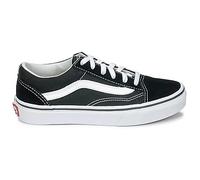 Vans unisex pour enfant. VN000W9T6BT1 OLD SKOOL JUNIOR SHOES noir (31), Plat, Cuir, Lacets, Sport, mode enfantine