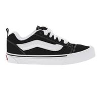 Baskets basses femme - VANS KNU SKOOL en cuir noir - lacets - vagues iconiques 35