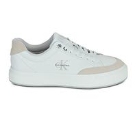 Baskets basses femmes Calvin Klein Jeans BASKET CUPSOLE LACEUP LTH MIX Blanc 41