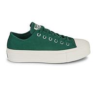 Baskets basses femmes Converse CHUCK TAYLOR ALL STAR LIFT PLATFORM COLORFUL SUEDE Vert 37 1/2