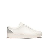 Baskets basses femmes FitFlop RALLY CRYSTAL-BACKTAB LEATHER Blanc 36
