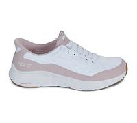 Skechers Baskets femme Contour Foam - Mesh blanc/Lavande - Semelle Air-Cooled Memory Foam - 38 EU