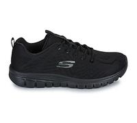 Baskets basses femmes Skechers GRACEFUL GET CONNECTED Noir 38