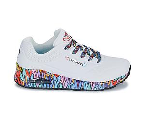 Baskets basses femmes Skechers JGOLDCROWN: UNO - CLASSIC Blanc 36