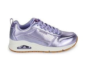 Baskets basses femmes Skechers UNO - METALLIXS Violet 38