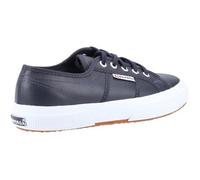 Baskets basses femmes Superga 2750 EFGLU TUMBLED LEATHER Marine 37