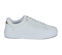 Baskets basses femmes Tommy Hilfiger TH PLATFORM SNEAKER TUMBLED LTR Blanc 39
