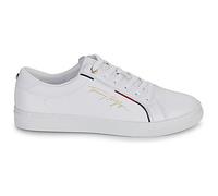 Tommy Hilfiger Baskets Femme Semelle Cuvette Tommy Signature Chaussures, Blanc (White), 37 EU