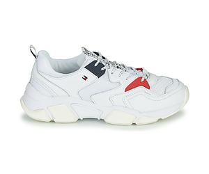 Baskets basses femmes Tommy Hilfiger WMN CHUNKY MIXED TEXTILE TRAINER Blanc 39