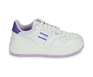 Baskets basses femmes Tommy Jeans TJW RETRO BASKET FLATFORM ESS Blanc 36