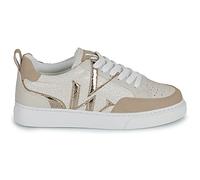 Vanessa Wu Baskets basses Femme JOYCE taupe et beige effet craquelé semelle plate Taille 37