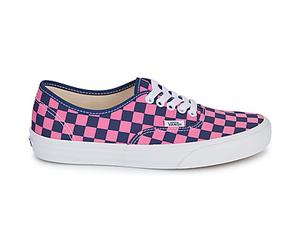 Baskets basses femmes Vans Authentic 1VZ - CHECKERBOARD Deep Indigo/Pink Fizz Marine 38