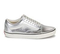 Baskets basses femmes Vans Old Skool LEATHER METALLIC SILVER Argenté 39