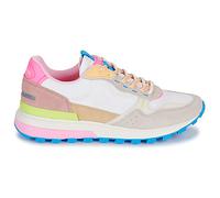 Victoria Basket Basse Luna Nylon & Pièces Multicolores en Croûte De Cuir & Semelle Crantée 1156110 pour Femme Blanco 36