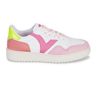 Victoria Basket Basse Madrid Effet Cuir & Pièces Multicolores en Croûte De Cuir 1258269 pour Femme Rosa 40