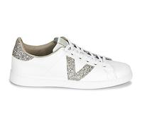 Baskets basses femmes Victoria TENIS PIEL GLITTER Blanc 39