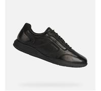 Baskets basses homme - GEOX - U SPHERICA EC2 - Cuir - Noir - Lacets 44