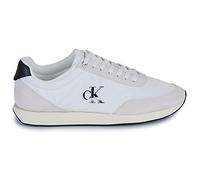 Baskets basses hommes Calvin Klein Jeans RETRO RUNNER ESS MIX MAT Blanc 40