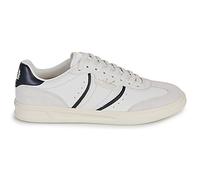 Baskets basses hommes Fred Perry B4 EMBOSSED LEATHER - SUEDE Blanc 42