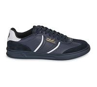 Baskets basses hommes Fred Perry B4 EMBOSSED LEATHER - SUEDE Bleu 44