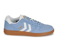 Chaussures de handball en cuir velours hummel Perfekt CL Sneaker 226217 bleu, Bleu jeans clair, 42 EU