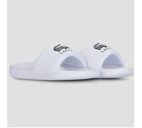 Claquettes Lacoste Serve Slide 1.0 blanc noir - 44.5